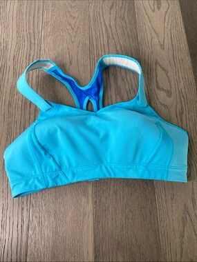 Juno Brand Turquoise Racerback Sports Bra with Removable Cups Size 38C - 1448